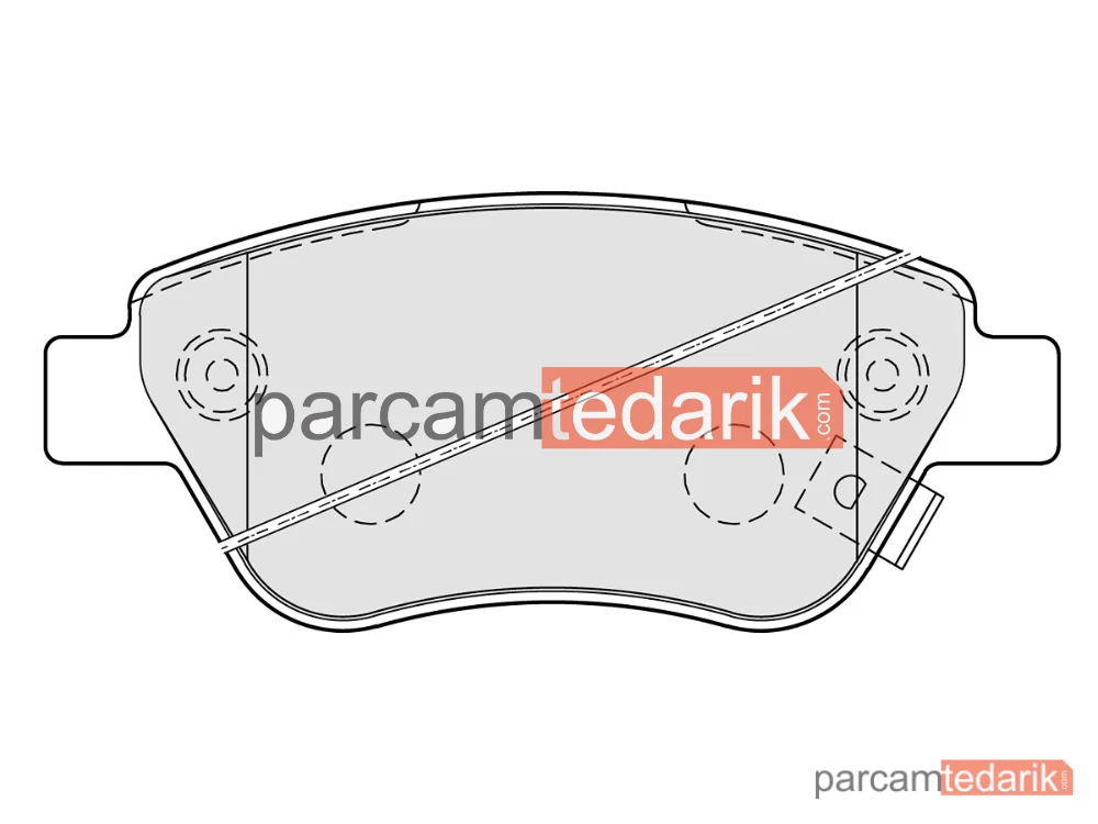 VALEO 670825 | Fren Balatası — Opel Corsa D, Fiat Doblo, Fiat Doblo Mpv
